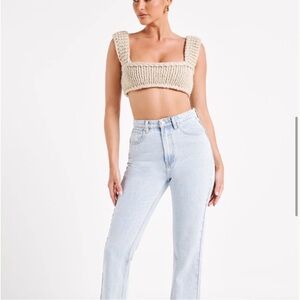 Meshki Ninetta Knit Bralette Crop Top